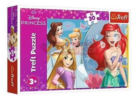 Puzzle 30 Piękny dzień księżniczek TREFL