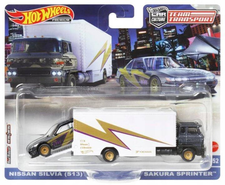 HOT WHEELS Team Transport Nissan Silvia S13 SakurA HKF41