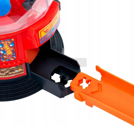 HOT WHEELS SPEED SNAP ZESTAW Sklepik Guma balonowa + autko, dla dzieci +4 JBM62
