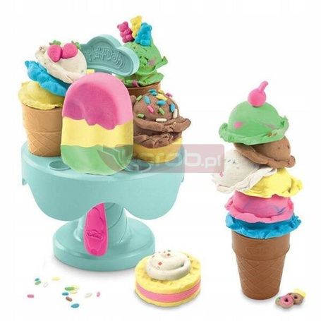 PLAY DOH CLAY CIASTOLINA ZESTAW KUCHENNE KREACJE Karuzela z lodami F5332