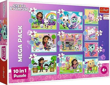 Puzzle 10w1 W świecie Gabi TREFL
