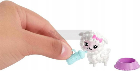 LALKA BARBIE SKIPPER Z WÓZKIEM I BOBASAMI OWIECZKI HLC29