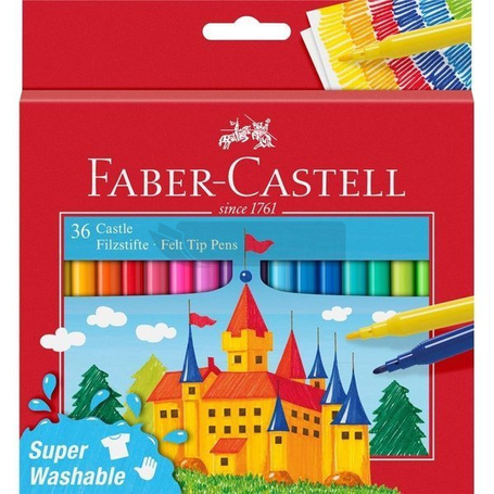 Flamastry Zamek 36 kolorów FABER CASTELL
