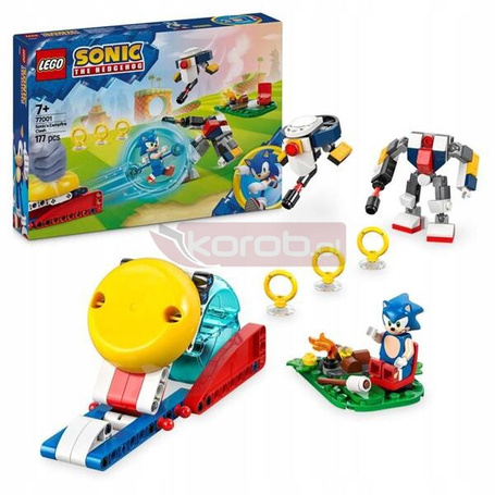 LEGO SONIC 77001 SONIC I BIWAKOWA BITWA, zestaw klocków dla dzieci 7+