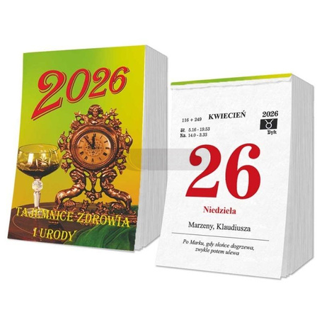 Kalendarz 2026 zdzierak