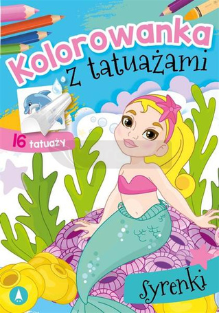 Kolorowanka z tatuażami. Syrenki
