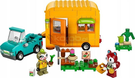 LEGO ANIMAL CROSSING 77054 LEIF I JEGO KARAWAN , zestaw klocków dla dzieci