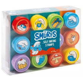 Pieczątki samotuszujące Smerfy