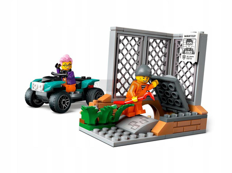 LEGO CITY 60418 POLICYJNA CIĘŻARÓWKA Z LABORATORIUM KRYMINALNYM zestaw +7