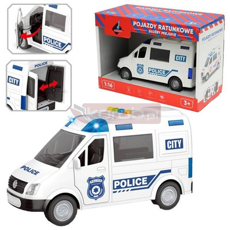 Policja z otwieranymi drzwiami