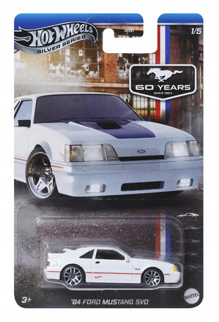 HOT WHEELS SILVER SERIES 60 years Ford Mustang 1/5 '84 Ford Mustang SVD JBY50