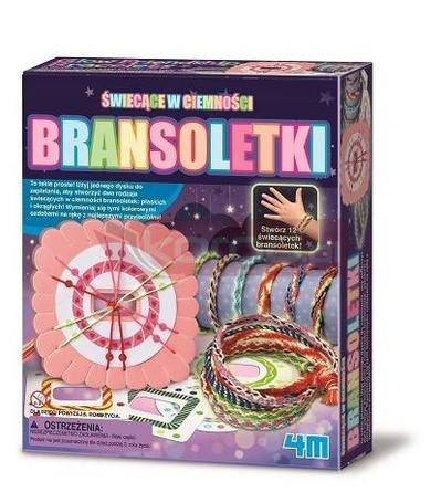 Zestaw kreatywny Świecące w ciemności - bransoletki