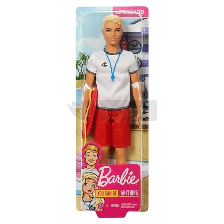 Lalka Barbie Ken kariera Ratownik FXP04