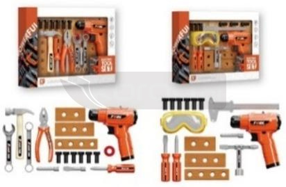 Narzędzia z wiertarką 6x33x25cm MIX