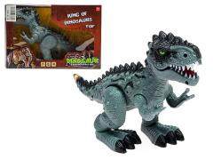 Dinozaur na baterie ruchomy światło i dźwięk