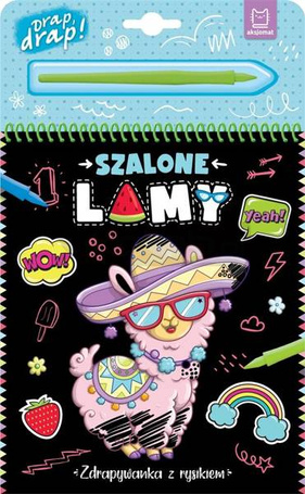 Szalone lamy. Zdrapywanka z rysikiem