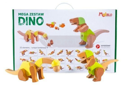 Mega zestaw Dino 33el