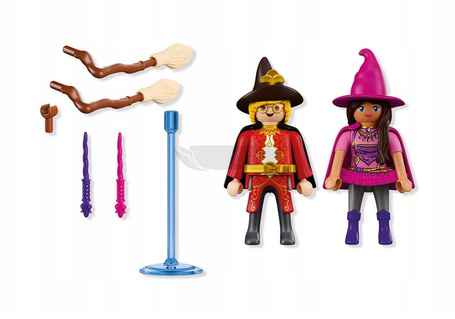PLAYMOBIL Duopack 72023 Czarownica i czarodziej, dzieci +4 lata