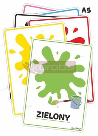 Plansze edukacyjna - kolory