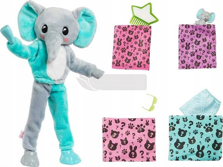 BARBIE CUTIE REVEAL LALKA W PRZEBRANIU SŁONIKA HKP98