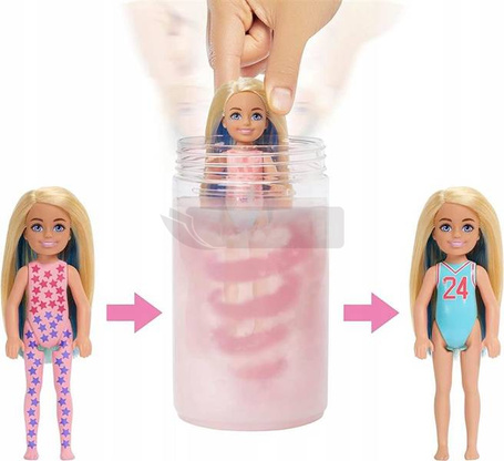 LALKA BARBIE CHELSEA COLOR REVEAL SPORTOWA lalka HKT85