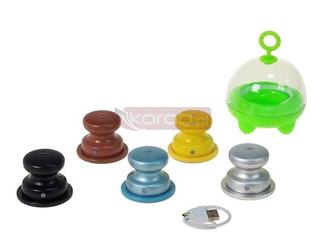 Głośnik metalowy 4,5x4,5cm z kablem USB