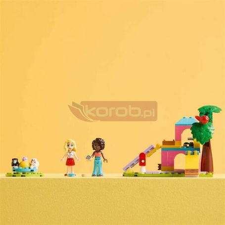 LEGO FRIENDS 42640 Plac zabaw dla świnek morskich, zestaw klocków +5 lat