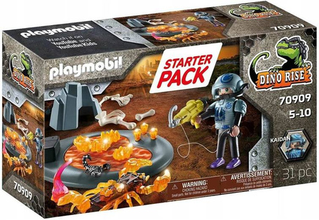 PLAYMOBIL Dino Rise 70909 Walka z ognistym skorpionem