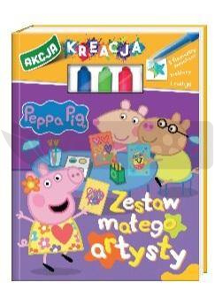 Świnka Peppa. Akcja Kreacja. Zestaw małego artysty