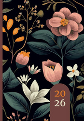 Terminarz 2026 dzienny A5 laminowany MIX