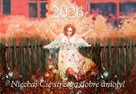 Kalendarz 2026 trójdzielny Niechaj Cię strzegą