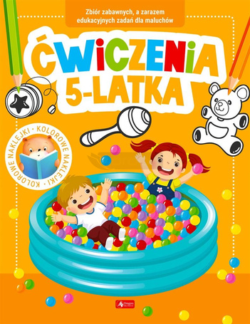 Ćwiczenia 5-latka z naklejkami