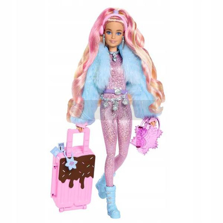LALKA BARBIE EXTRA FLY zestaw wakacyjny ZIMOWY HPB16