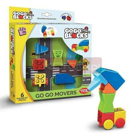 Klocki magnetyczne Płyńmy i jedźmy 6el
