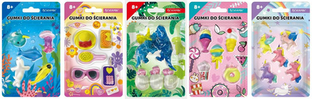 Gumki do ścierania mix