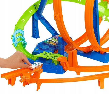 HOT WHEELS ZESTAW TORÓW EPICKA PĘTLA KRAKS + autko 1:64 w zestawie HNL97