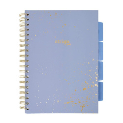 Kołozeszyt Pads B5/100K kratka Marmur niebieski