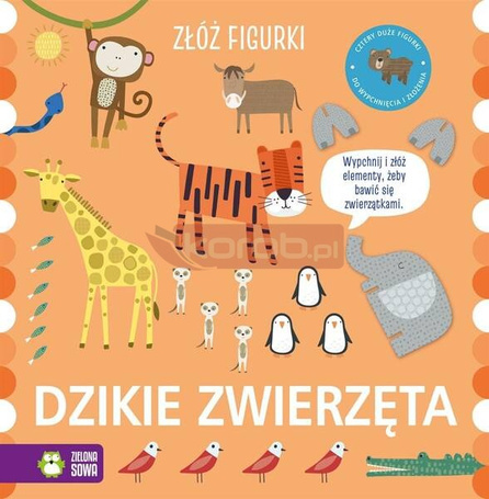 Złóż figurki. Dzikie zwierzęta