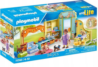 PLAYMOBIL MY LIFE 71743 DOM DLA SZCZENIAKÓW zestaw dla dzieci +4 lata
