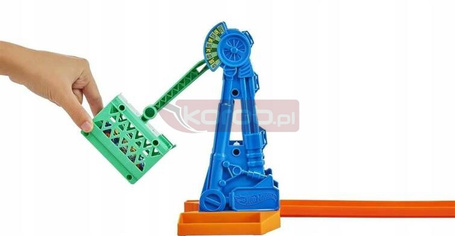 HOT WHEELS STEAM ZESTAW TORÓW WYRZUTNIA WAHADŁO + autko HDY47