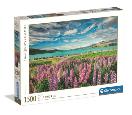 Puzzle 1500 HQ Lupins At Lake Tekapo
