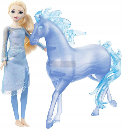 DISNEY FROZEN KRAINA LODU LALKA KSIĘŻNICZKA ELSA z wodnym koniem HLW58