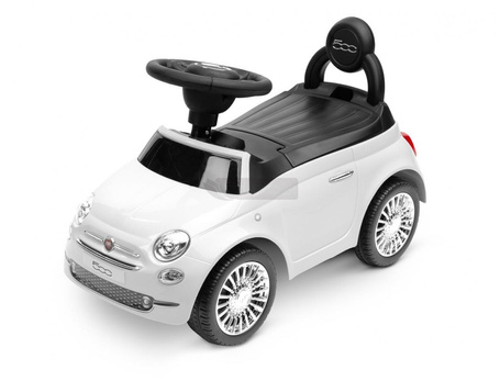 Jeździk Fiat 500 white