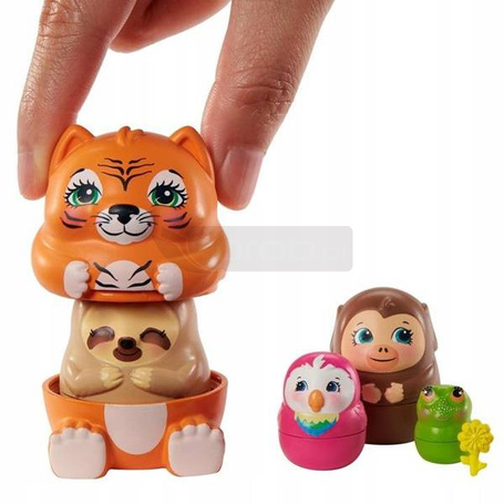 Enchantimals Domek zwierzaczki niespodzianka GTM49