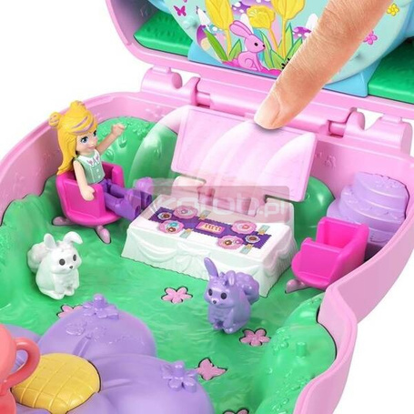 LALKA POLLY POCKET KRÓLICZKOWA HERBATKA zestaw do zabawy dla dzieci +4 lata JCR40