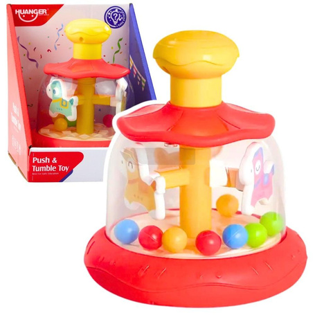 Interaktywna karuzela czerwona