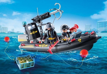 Playmobil 9362 Ponton Jednostki specjalnej