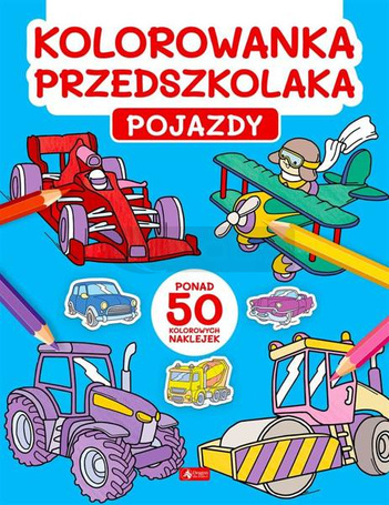 Kolorowanka przedszkolaka. Pojazdy