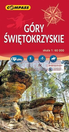 Mapa - Góry Świętokrzyskie 1:60 000