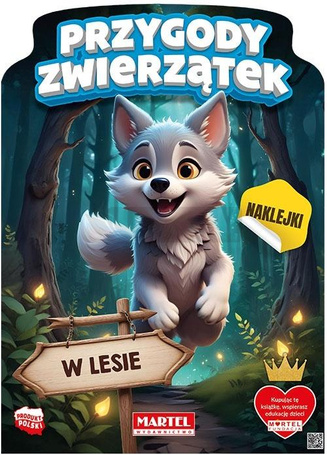 Przygody zwierzątek w lesie z naklejkami